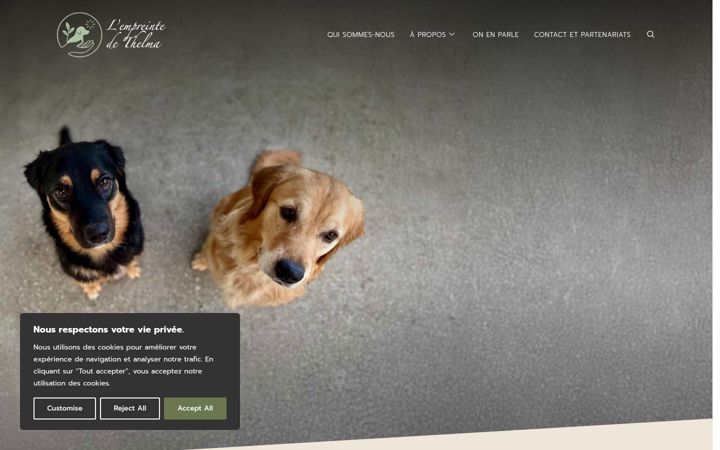Screenshot of empreintedethelma.com