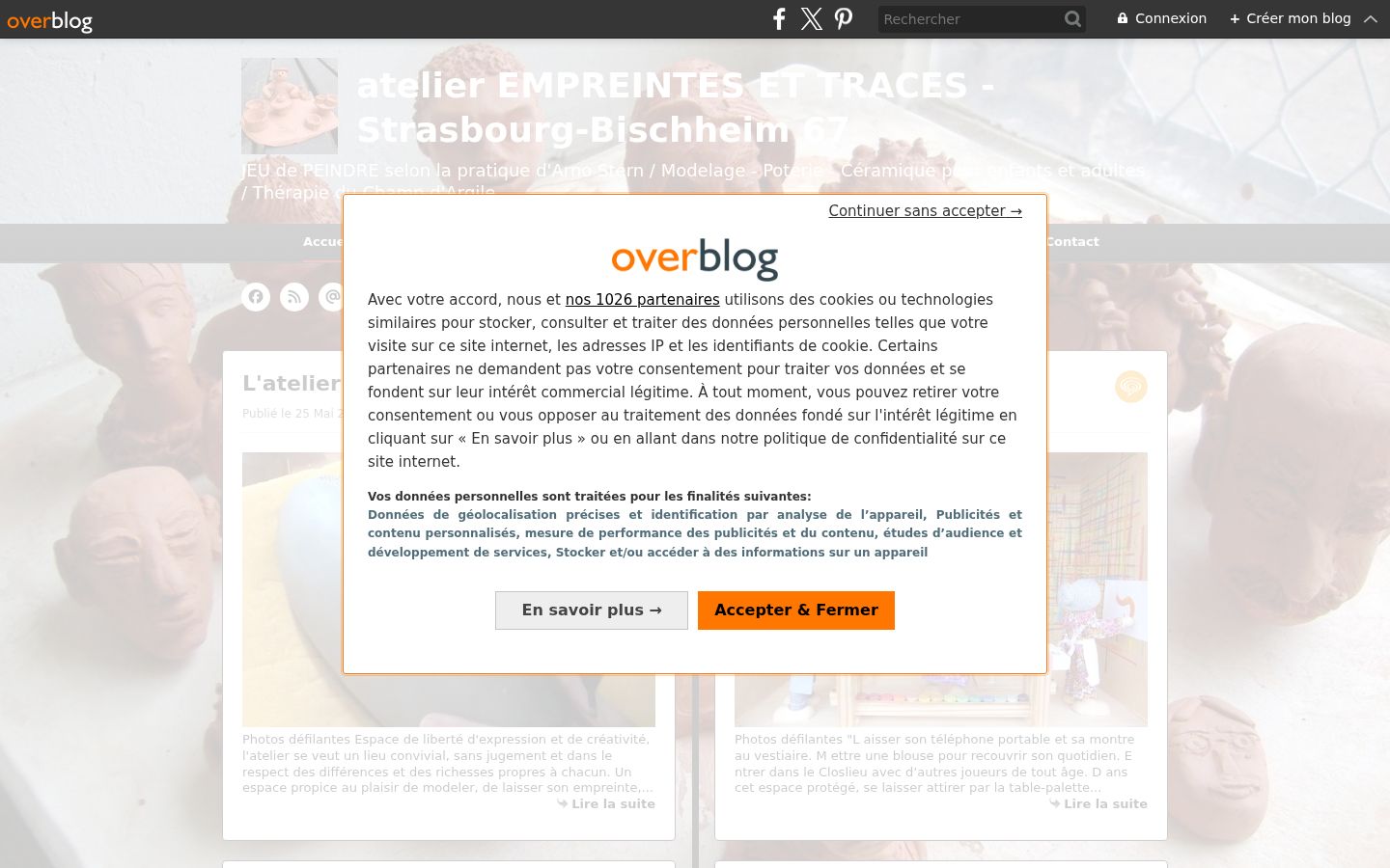 Screenshot tal-banner tal-kunsens muri qabel kwalunkwe interazzjoni