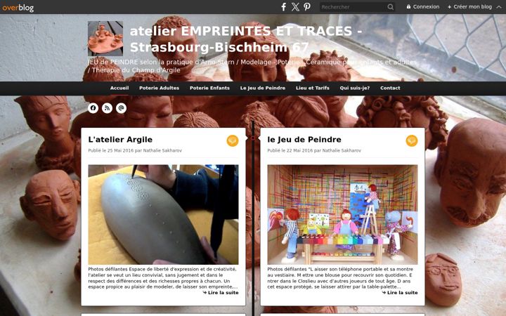 Snímek obrazovky empreintesettraces.fr