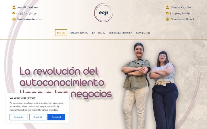 Screenshot of emprendeconproposito.net