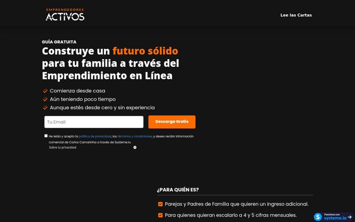 Screenshot of emprendedoresactivos.com