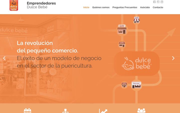 Screenshot of emprendedoresdulcebebe.com