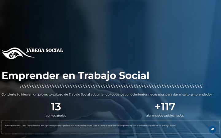 Screenshot of emprenderentrabajosocial.com