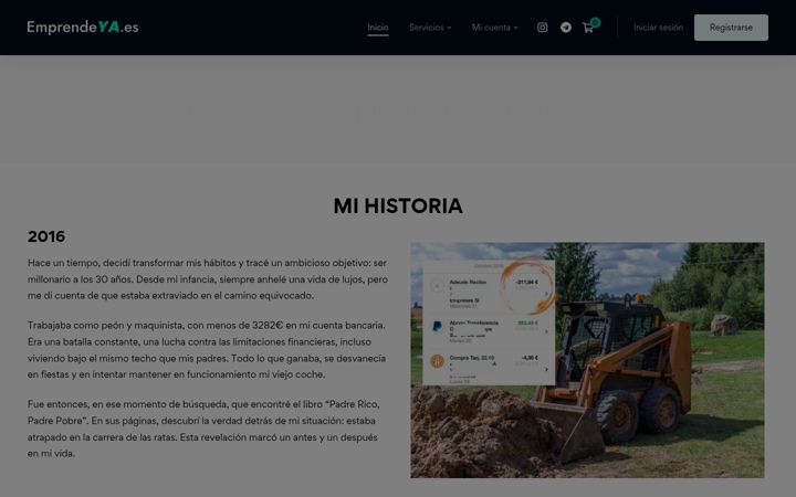 Ekraanipilt saidist emprendeya.es