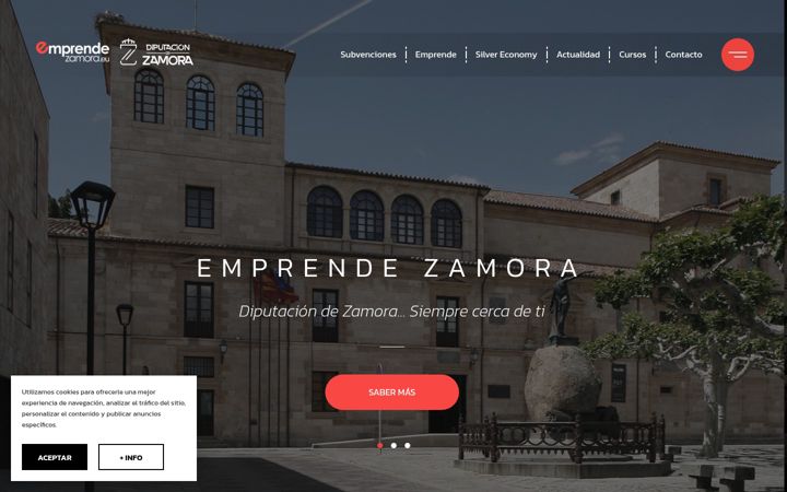 Capture d'écran de emprendezamora.eu