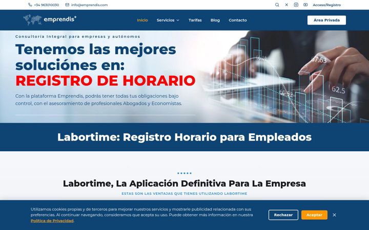 Screenshot of emprendis.com