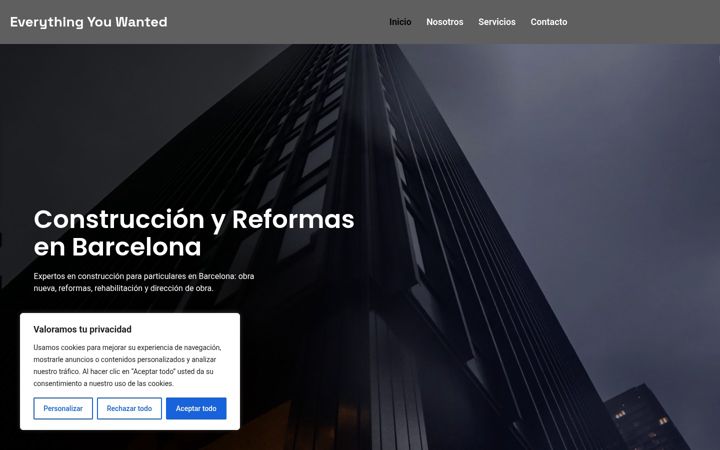Ekraanipilt saidist empresa-constructora.es