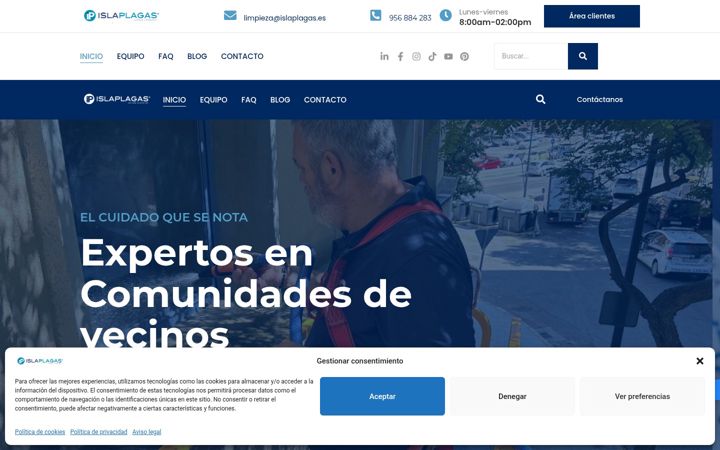 Ekraanipilt saidist empresadelimpiezaencadiz.es