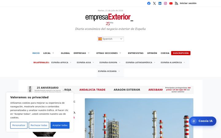 Screenshot του empresaexterior.com