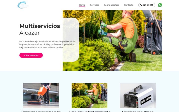 Screenshot of empresalimpiezasegovia.com