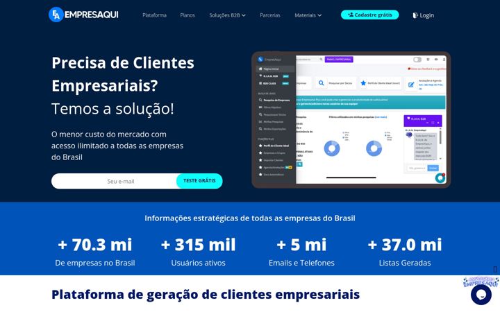 Screenshot of empresaquibr.com