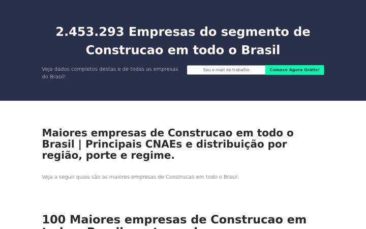 Екранна снимка на empresasdeconstrucao.com.br