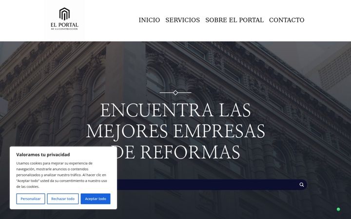 Capture d'écran de empresasdereformas.eu