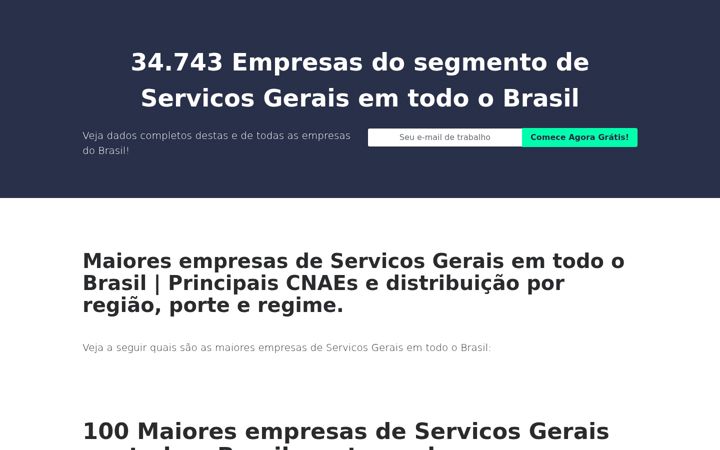 Екранна снимка на empresasdeservicosgerais.com.br