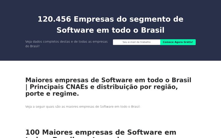 Екранна снимка на empresasdesoftware.com.br