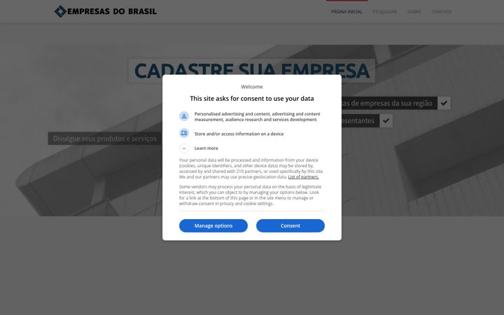 Screenshot of empresasdobrasil.com