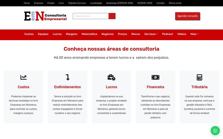 Екранна снимка на empresasemnumeros.com.br
