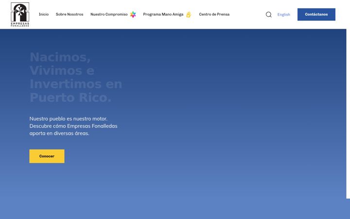 Screenshot του empresasfonalledas.com