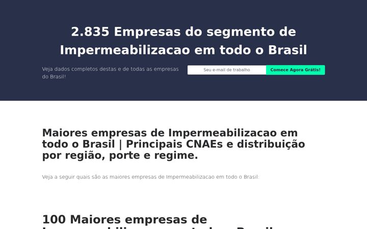 Екранна снимка на empresasimpermeabilizacao.com.br