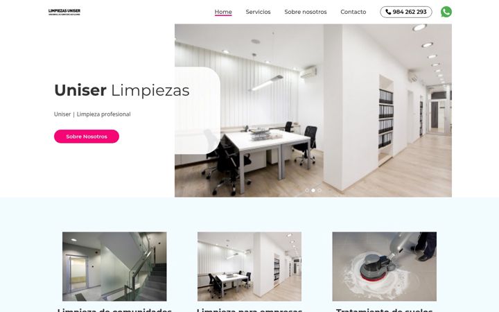 Skärmbild av empresaslimpiezagijon.com.es