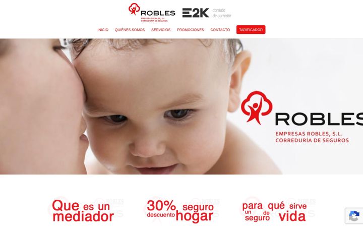 Screenshot of empresasrobles.es