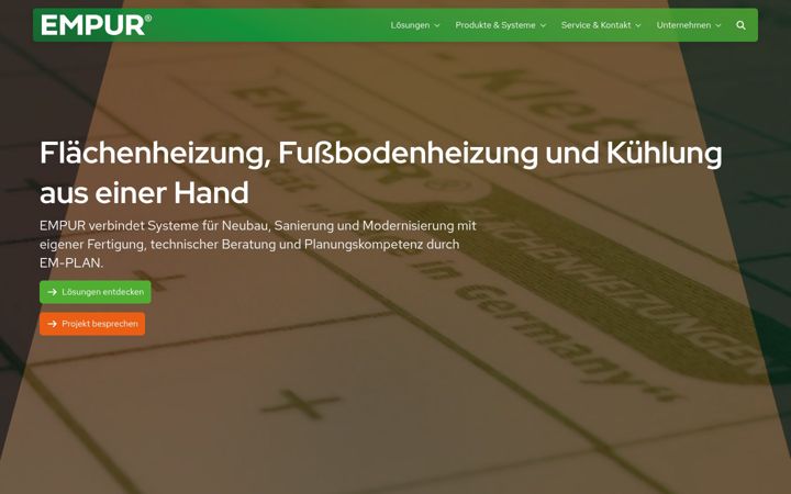 Screenshot of empur.com
