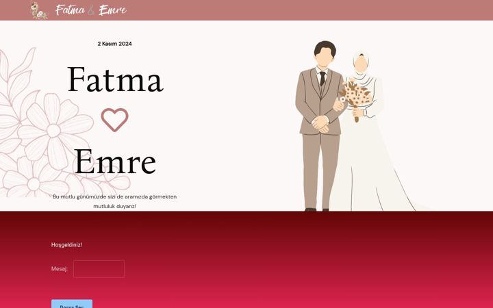 Screenshot of emrevefatma.com.tr