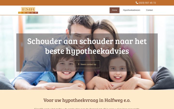Ekrano kopija emrgroep.nl