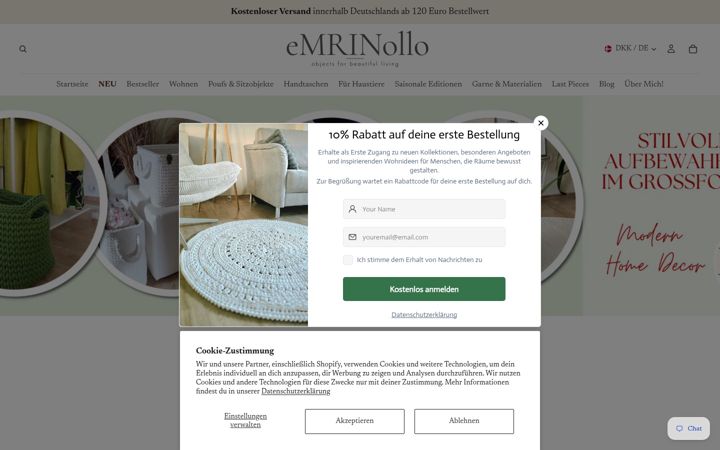 Screenshot of emrinollo.com