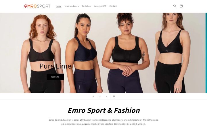 Screenshot of emrosport.com