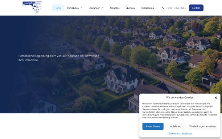 Screenshot of ems-region-immobilien.de