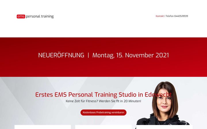 Screenshot of ems-studio-edewecht.de