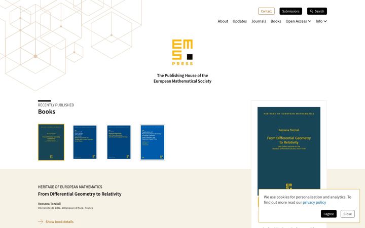 Screenshot του ems.press