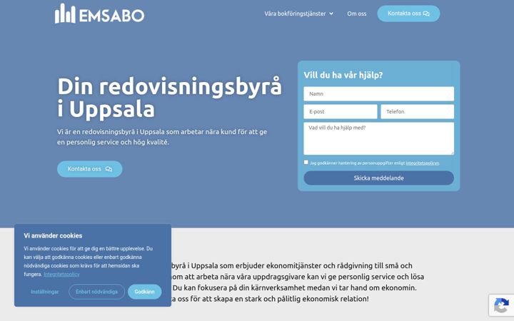 Ekraanipilt saidist emsabo.se