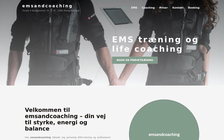 Screenshot of emsandcoaching.dk