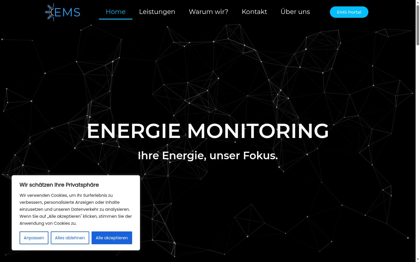 Screenshot tal-banner tal-kunsens muri qabel kwalunkwe interazzjoni