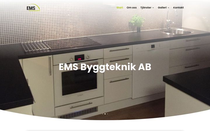 Ekraanipilt saidist emsbyggteknik.se