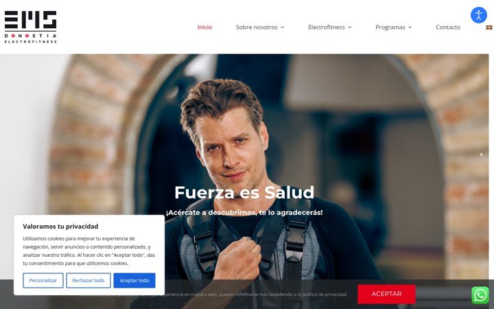 Screenshot of emsdonostia.com