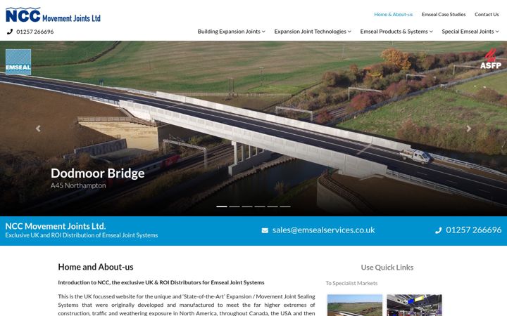 Screenshot of emsealservices.co.uk