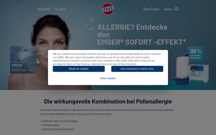 Screenshot of emser.de