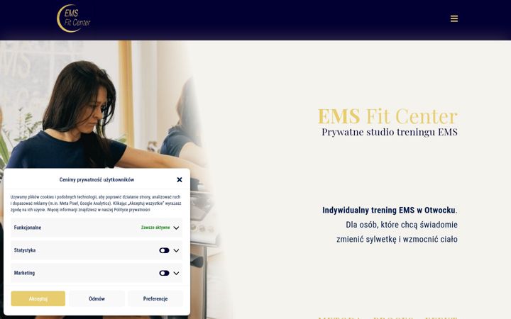 Screenshot of emsfitcenter.pl