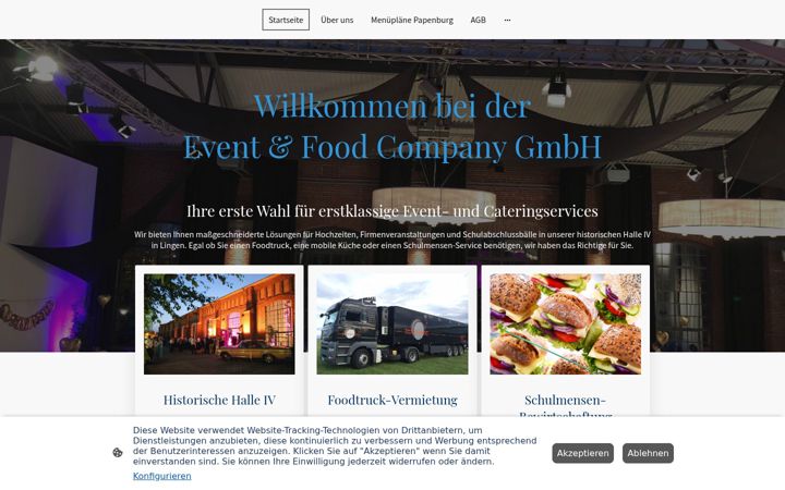 Zrzut ekranu emsland-catering.de