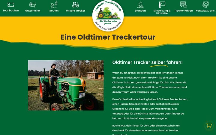 Zrzut ekranu emsland-treckertour.de