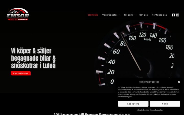 Screenshot of emson.se