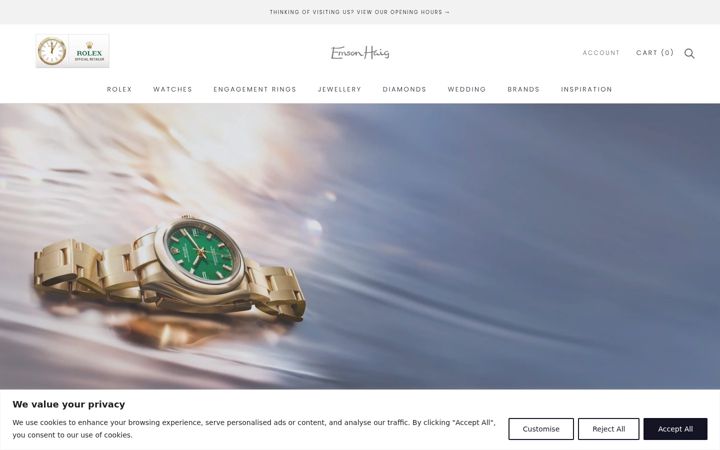 Screenshot of emsonhaig.com