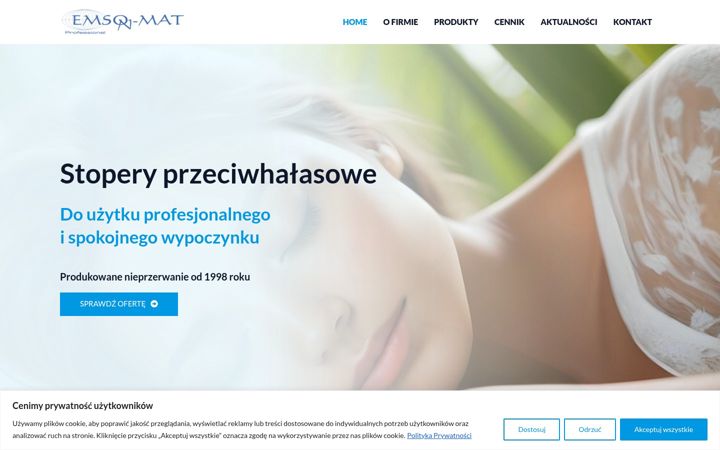 Screenshot of emsonmat.pl