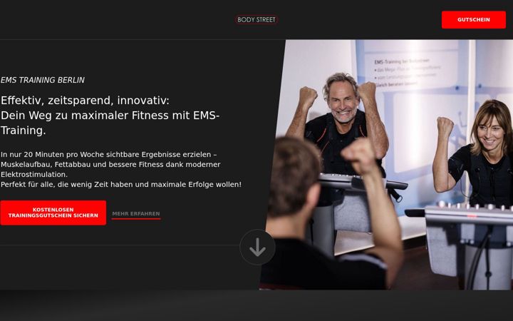 Screenshot of emstraining-berlin.de