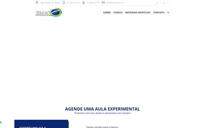 Екранна снимка на emt.com.br