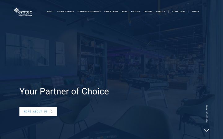Screenshot of emtecgroup.co.uk