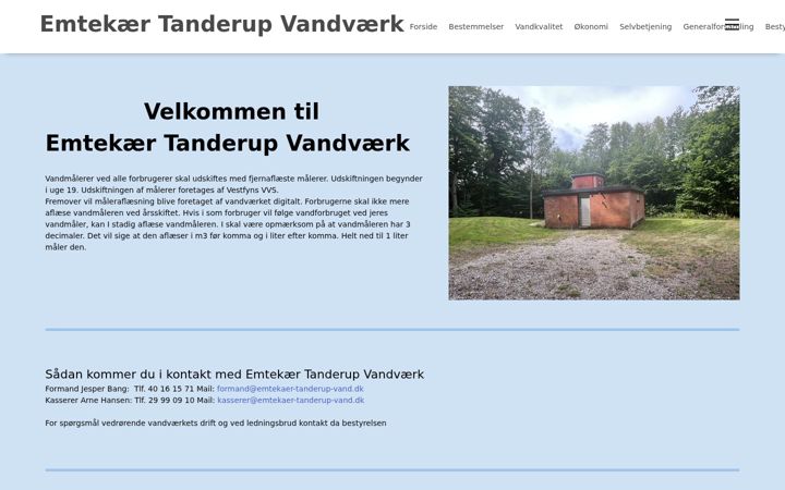 Screenshot of emtekaer-tanderup-vand.dk